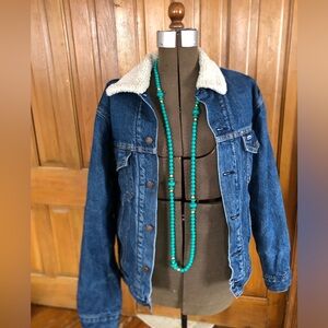 Sherpa Lined Classic Denim Jacket